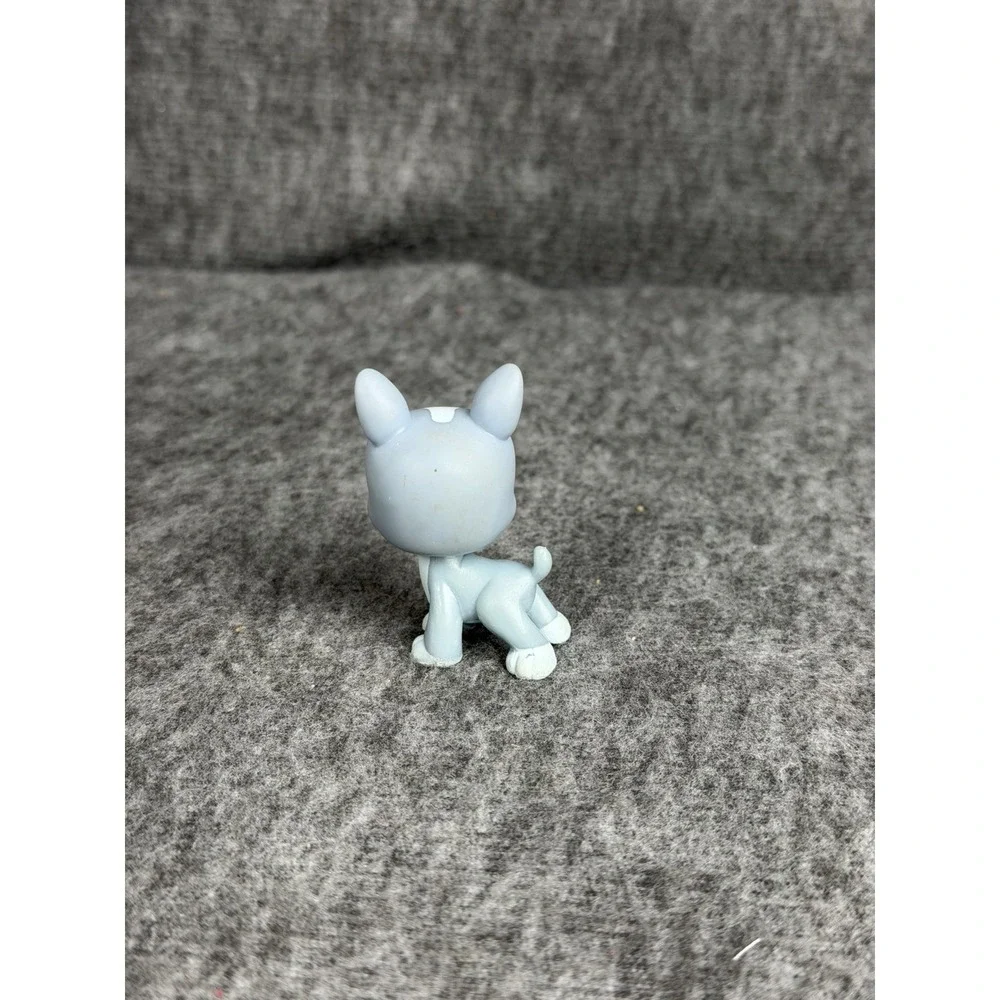 Hasbro Littlest Pet Shop‎ Gray Boston Terrier Dog #857 Figure 2004 LPS Toy C-037